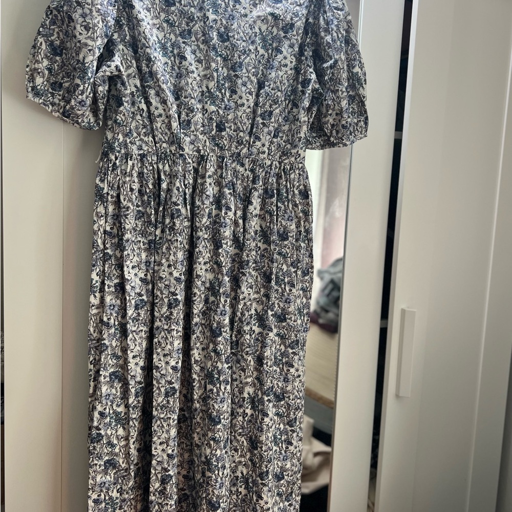 Floral Puff Sleeve Dress